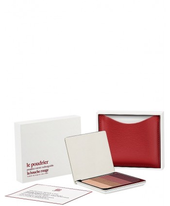 Eye Shadow Chilwa with Red Fine Leather Compact Case